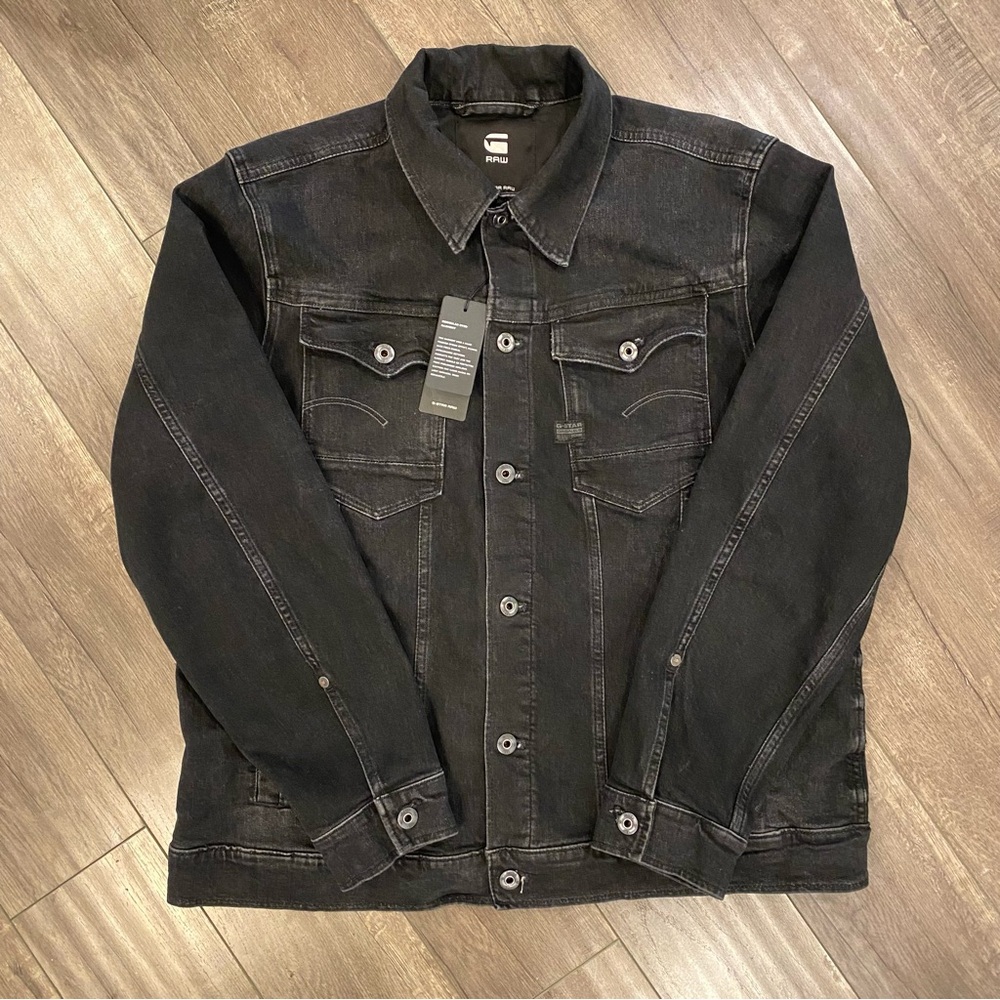 🔥 SALE!!! G-Star ARC 3D Black Denim Jacket - XL Slim Fit